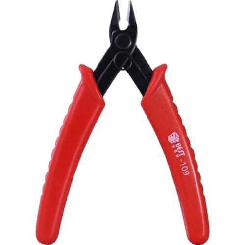 EST 109 Electrical Wire Cable Cutters Cutting Side Snips Flush Pliers Nipper Mini Diagonal Pliers for Phone PCB Jewelry Repair