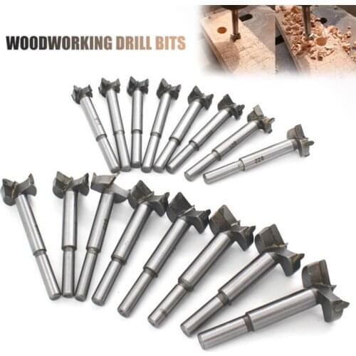 Forstner Wood Drill Bit Self Centering Hole Saw Cutter Woodworking Tools Set 15mm-60mm Forstner Drill Bits Hole Opener Drilling