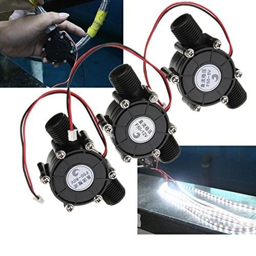 Water flow generator turbine generator hydroelectric micro hydro generator 1/2 inch portable water charger 10W
