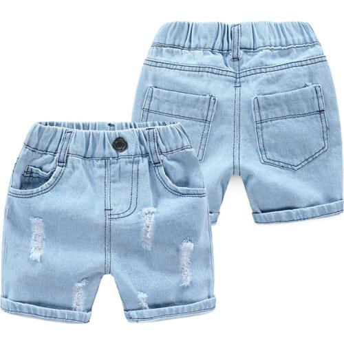 HI＆JUBER Denim Shorts For Boys