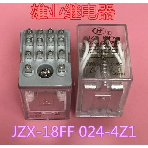 Jzx-18ff-024-4z1 relay hf18ff-024-4z1 14 pin
