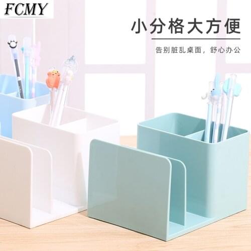Multi Function Pen Pencil Holders Container Desk Organizer Stand Storage Box Office Accessories Desk Organizer Cute