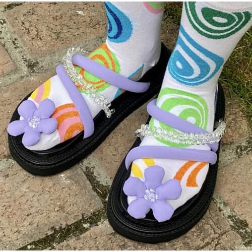 2021 Summer New Women Sandals Outdoor Clip Toe Slippers Ladies Slides Womens Beach Shoes Casual Fashion Female Beach Flip Flops