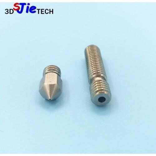 All Metal MK8 Hotend Upgrade Plated Wear Resistant (0.4mm) 1.75mm Stainless steel nozzle 3D printer parts