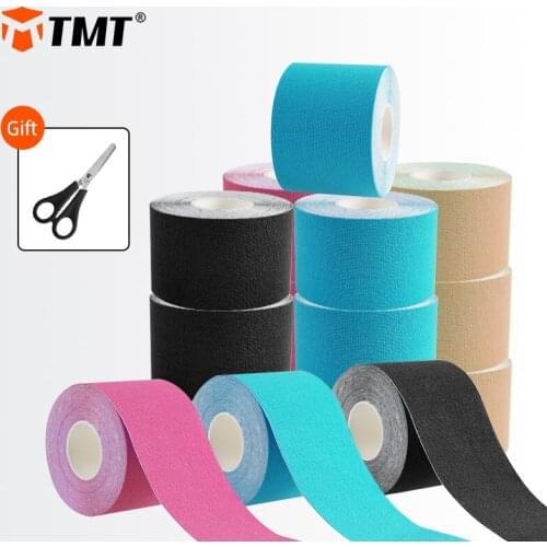 TMT Kinesiology Tape Waterproof Muscle Tape Gym Bandage for Athletes Shoulder Back Muscles Joints Sports Elastic Fitness Patch
