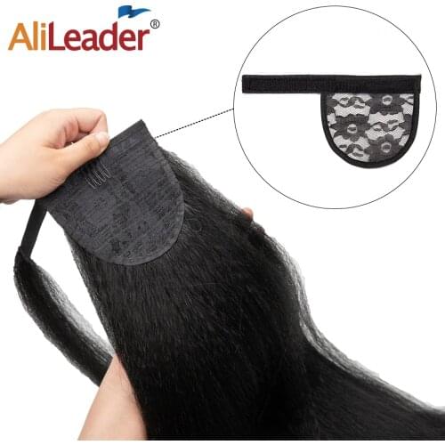 Alileader High Quality Ponytail Net 1/2/5/ Pcs Ponytail Hairnet Bun Net Weaving Cap For Making Wig Ponytail Cap With Free Comb