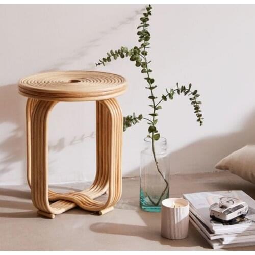 Coffee table for living room rattan furniture bed side table