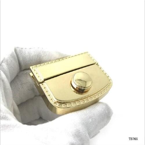 10 pieces / lot) Luggage Handbag Hardware Accessories High-grade Zinc Alloy Die-cast Elastic Lock