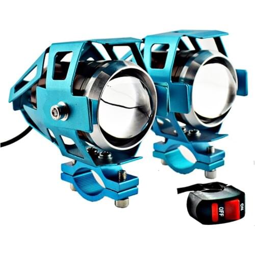 12v 125W Motorcycle Work led lights U5 LED moto Headlight spot fog lamp driving head lamp Offroad Motorbike spotlights ATV DRL