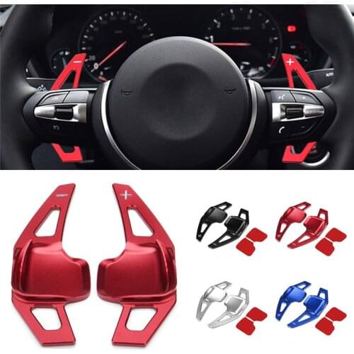 2pcs Interior Car Accessories for BMW 3 5 Series X3 X5 E53 F10 F11 F20 F01 Steering Wheel Shift Paddle Blade Shifter Extension