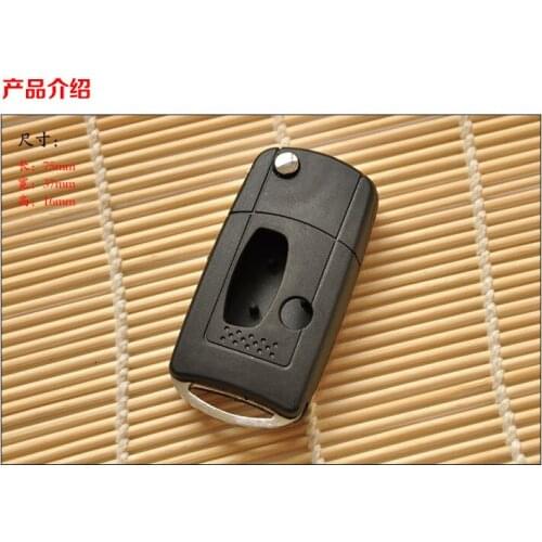 5PCS/lot For Mitsubishi Grandis Outlander Lancer EX Modified Flip Remote Key Shell Case FOB Key Cover