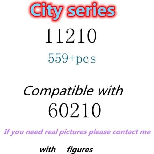 559pcs 11210 Building Block Toy City Series 60210 Assembled Building Block Childrens Toy Gifts