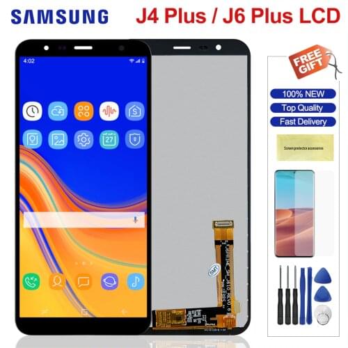 6.0'' Original Screen For Samsung Galaxy J4 Plus J415 LCD Display Touch Screen Digitizer Assesmbly For Samsung J6 Plus J610 Lcd
