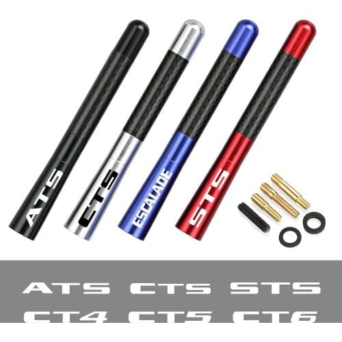 12CM Carbon Fiber Car Roof Radio Antenna For Cadillac ATS CTS Escalade STS XT5 CT6 XT4 SRX XTS CT4 EXT BLS CT5 Auto Accessories