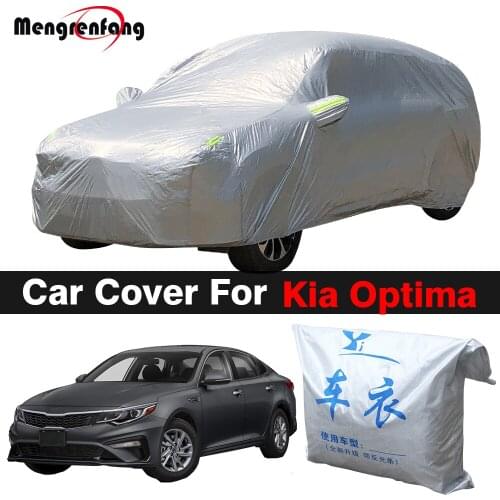 Outdoor Car Cover Auto Anti-UV Sun Shade Rain Snow Protection Cover Dustproof For Kia Optima Magentis Lotze K5