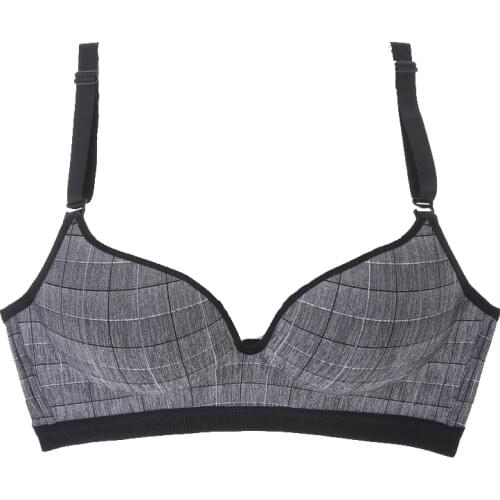 Sexy Bra for Women Push Up Lingerie Smooth 3/4 Cup Seamless Bra Adjustable Straps Bralette Female One-Piece Underwear 4 Colors