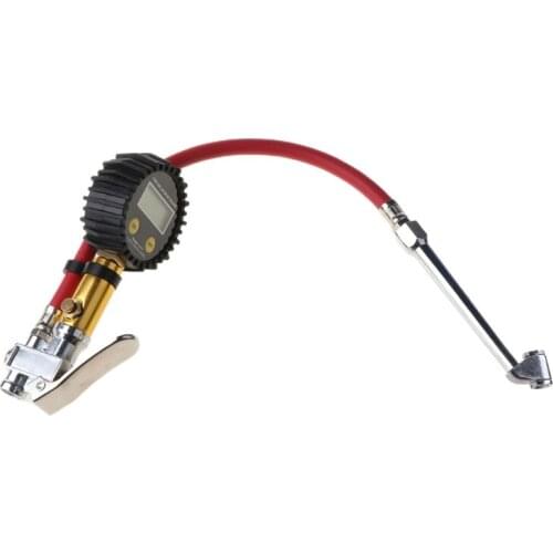 Digital Car Tire Air Pressure Inflator Gauge LCD Display LED Backlight Vehicle Tester Inflation Monitoring