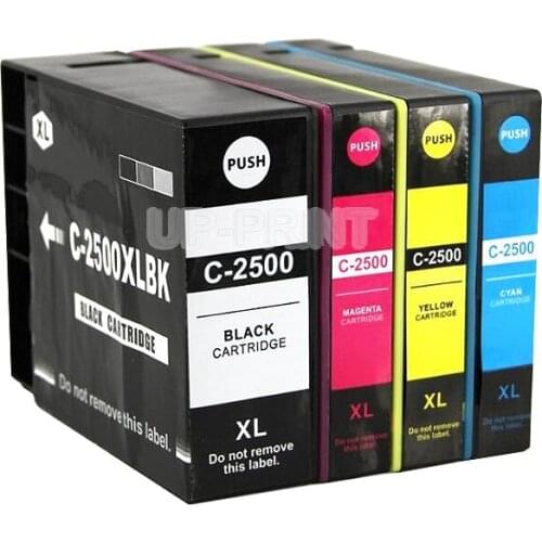 UP 8PCS C-2500XL Compatible Ink Cartridge PGI 2500 XL for canon MAXIFY iB4050 MB5050 5350 MB4050 MB5350 printer pgi2500