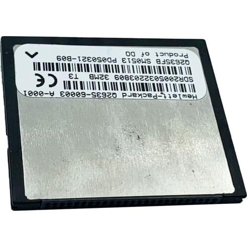 32MB Compact Flash Memory Card For HP 5500 5550 M4345 4650 4700 4005 4730 9250 9250C 9200 9200C q2635-60003
