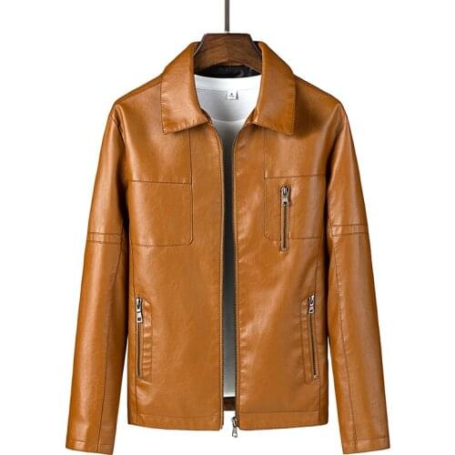 MANTLCONX 2021 New Mens Leather Jacket Brand Fashion Autumn Motorcycle PU Jackets Male Casual Faux Leather Coat Mens Clothing