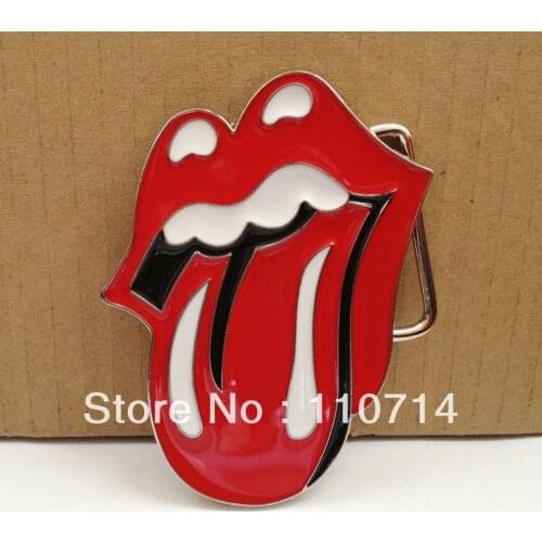 Fashion tongue belt buckle with silver finish with 4cm wideth loop SW-B168.Free shipping