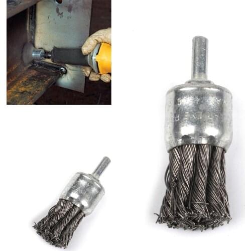 Metalworking Wire Knot End Brush Stainless Steel 20000 RPM Arbor For Die Grinder Drill Equipment Abrasive Tools Bit