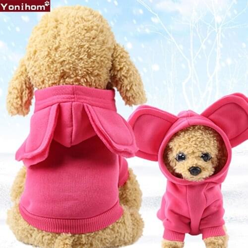 Small Dog Clothes Coat Jackets Winter Pet Dog Clothing Lovely Small Dog Clothes Winter Puppy Chihuahua Clothes Hoodie Sweatshirt