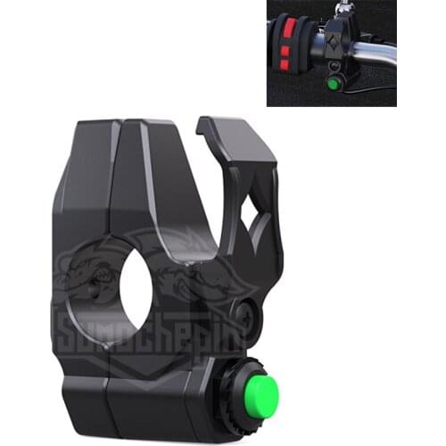 Motorcycle Spare Parts Switch Additional Button Moto Controller Handle Bar Scooter Control with Hook Helmet Simple Installation