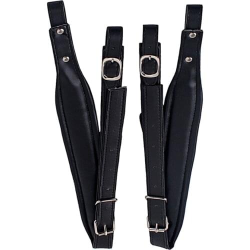 Adjustable PU Leather Accordion Straps Bass Straps Belt Accordion Shoulder Straps for Bass Accordions 16-120 Replacement Parts