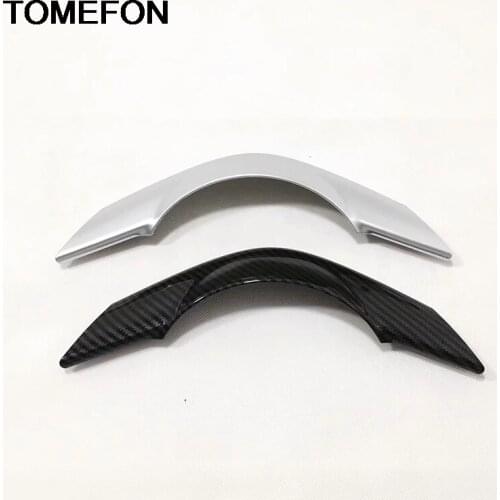 TOMEFON For Mazda CX-8 CX8 2017 2018 U Steering Wheel Sticker Cover Moulding Trim Styling Interior Accessories ABS