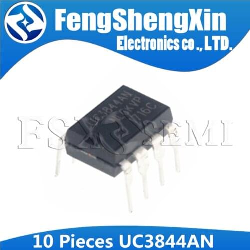10pcs/lot UC3844 UC3844AN UC3844A UC3844BN UC3844B DIP-8 HIGH PERFORMANCE CURRENT MODE PWM CONTROLLER