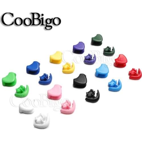 20pcs Colorful Zipper Pull Plastic Cord Ends Lock Stopper For Rope Paracord Sportwear Apparel Bag Parts Accessories