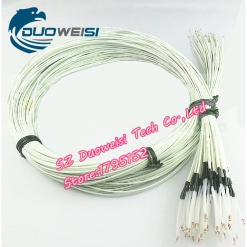 10 pcs/lot Single-ended glass sealed NTC thermistor temperature sensor MODULE 3D printer accessories 100K 1% 3950 tem module