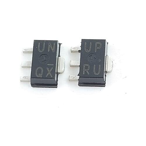 10pcs 2SA2071T100Q UN 2SC5824T100Q UP SOT-89 60V 3A