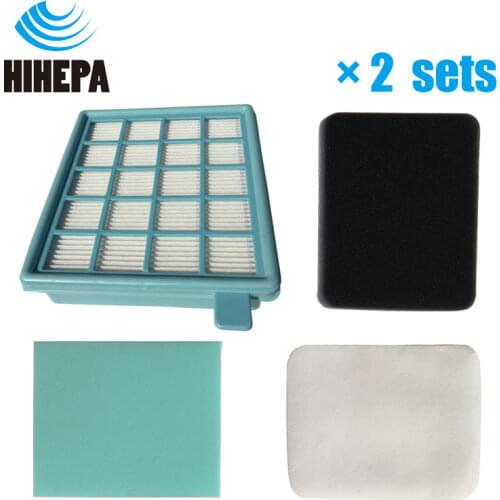 2set Foam & Felt HEPA Filter for PHILIPS FC8058/01 FC8470-FC8479 FC8630-FC8639 FC9320-FC9329 FC8640-FC8649 Fit Part 432200493801