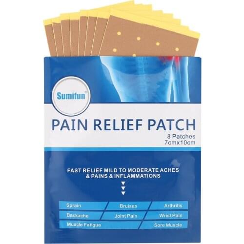 8PCS/SET Pain Relief Patches Natural Herbal Treatment Muscular Pain Stiff Shoulder Joint Patch Relief Patches