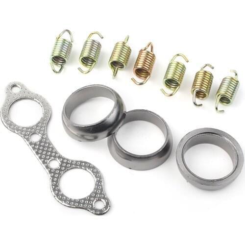 For Polaris RZR 800 2008 2009 2010 Motorbike Exhaust Muffler Manifold Gasket Spring Rebuild Kits