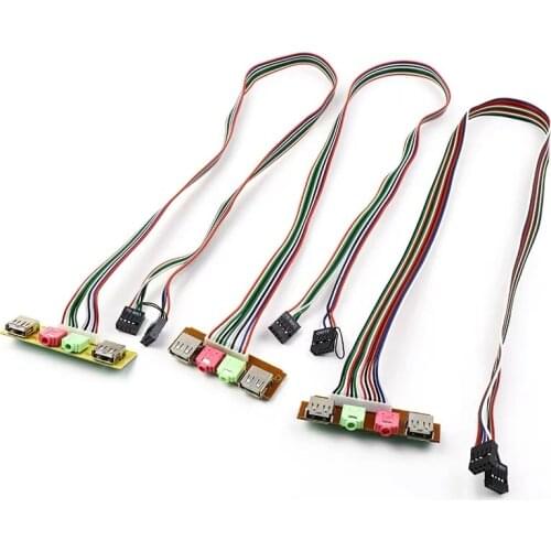 PC Computer Cables & Connectors Case Front USB/ Audio Front USB Plug Front Guard Cables & Connectors Extend usb 2.0 power cables
