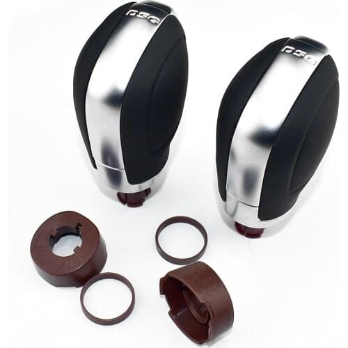 Leather Gear Shift Knob Shift Lever Stick Head for VW Passat CC Jetta Golf 6 GTI MK6 Automatic Gear Head