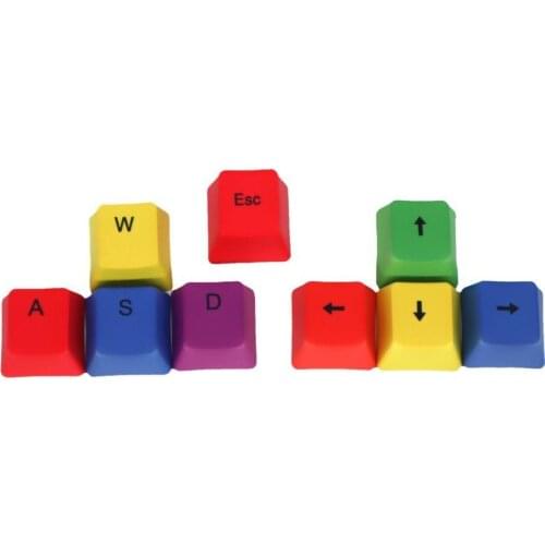 9 Key Keycap WASD Mechanical Keyboard Keycaps OEM Profile PBT RGBY Modifiers Dropshipping