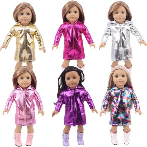 2020 New Raincoat&Umbrella&Rain Boots Doll Accessories For 18 inch American Doll&43CM Born Baby Generation Russian DIY Toys