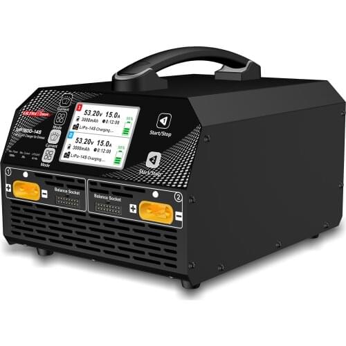 New Arrival! Ultra Power 110V/220V 1800W UP1800-14S 6-14S Lipo/LiHV Battery Balance Charger for RC Plant Protection Drone