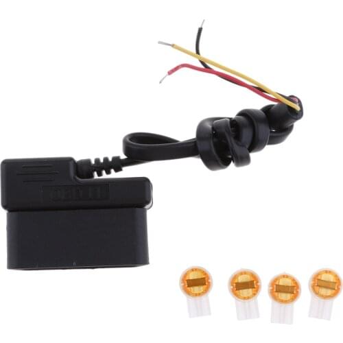 OBD Step Down Cable 12V/24V To 5V Car Power Inverter Buck Line Hidden Style