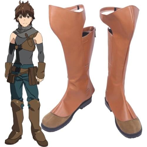 Grimgar of Fantasy and Ash Haruhiro Cosplay Boots Shoes Custom Made