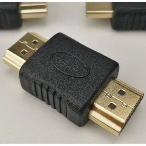 HDMI Male To Male Adapter Coupler Connector Converter for HDTV 1080P HDMI Adapter 100pcs/lot