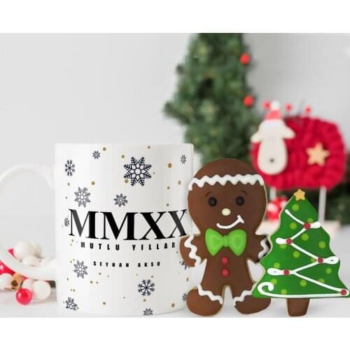 Personalized Christmas Theme Mug and Handmade Royal Icing Cookie Set-5