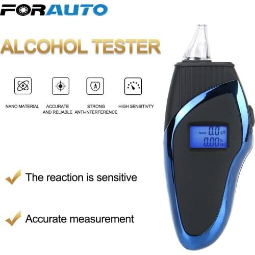Handheld Alcohol Breath Tester Backlight Light Breathalyzer Analyzer Digital Alcohol Tester LCD Detector
