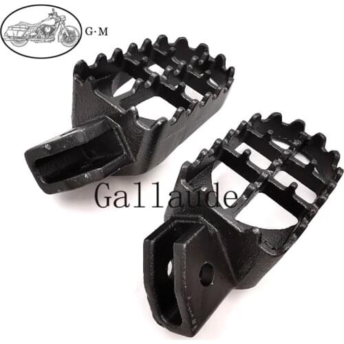 Steel MX Foot Pegs Rest Pedals Footpegs For YAMAHA YZ80 YZ125 250 WR200 WR250 WR500
