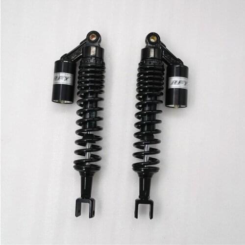 Universal 8mm spring 390mm/400mm/430mm fork motorcycle real shock absorber for honda suzuki yamaha kawasaki black silver