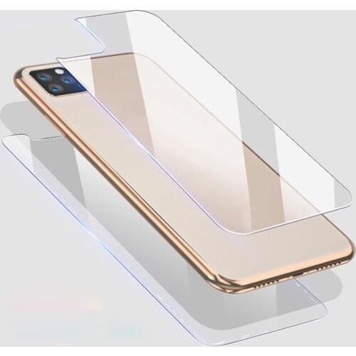Tempered Glass 9H Front to Rear Front+Back Phone Protective Film for for iPhone 11 Pro Max Screen Protector protective Glass
